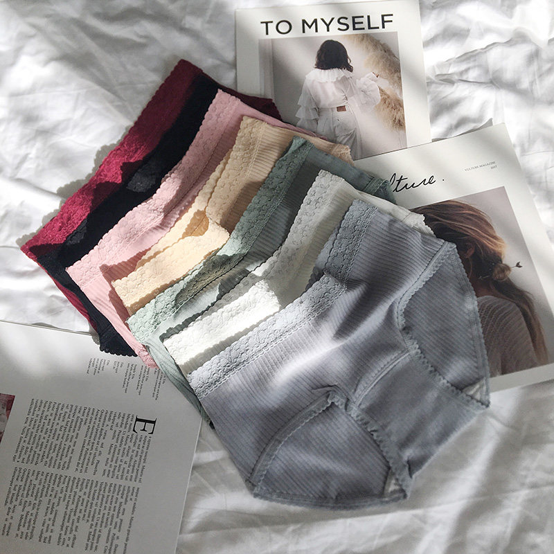 [Buy 5 get 1]student Triangle pants cotton material Fabric Lace pure cotton Cotton lovely Underwearin the Lingerie/Men's underwear/Tracksuit , Briefs  category - from Buy2taobao.com to provide professional Taobao agent buy service