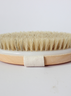 意简家实木猪鬃硬毛沐浴刷干刷清洁身体刷子脂肪团经络按摩洗澡刷