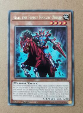 【假面卡牌】游戏王 R银字 暗黑骑士 盖亚本源 MP21欧版一刷美英