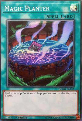 【假面卡牌】游戏王 美英欧版 SR 魔法花盆  女神包 SHVA 一刷