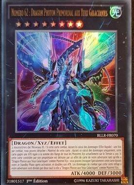 【假面卡牌】游戏王 BLLR 美英欧 UR No.62 银河眼光子龙皇