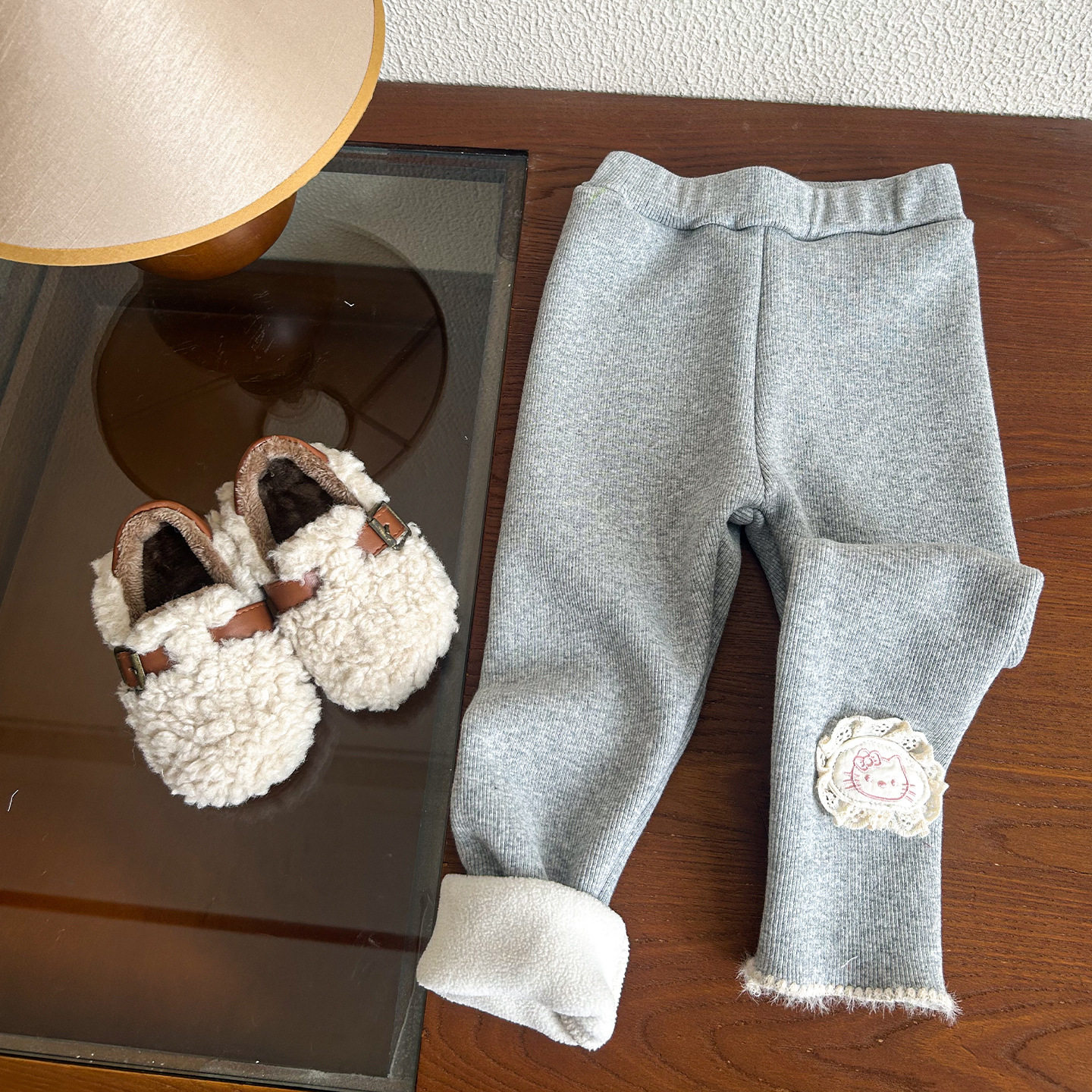 【新品特价】女童加绒打底裤秋冬季儿童加厚保暖加绒宝宝冬装裤子