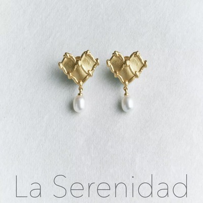 菱形珍珠吊坠耳钉轻奢精致耳饰