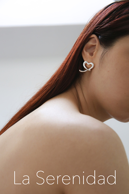 LaSerenidad浪漫爱心耳钉925纯银