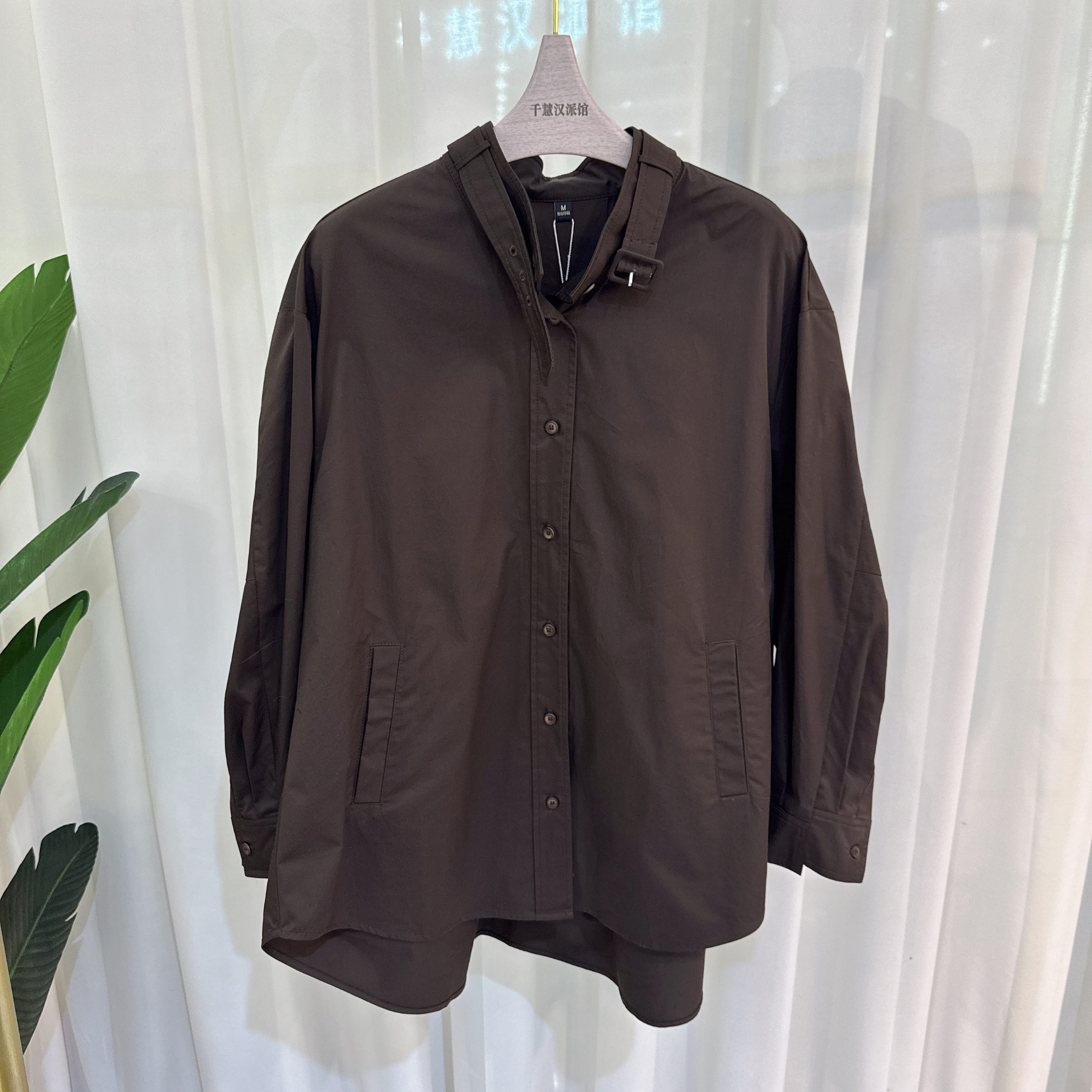 MDH621632时尚风衣外套女长款气质单层显瘦百搭2026春季专柜同款