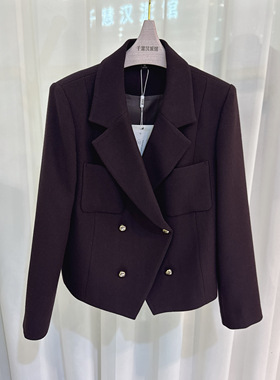 MDW621628时尚外套女短款休闲上衣气质显瘦百搭2026春季专柜同款