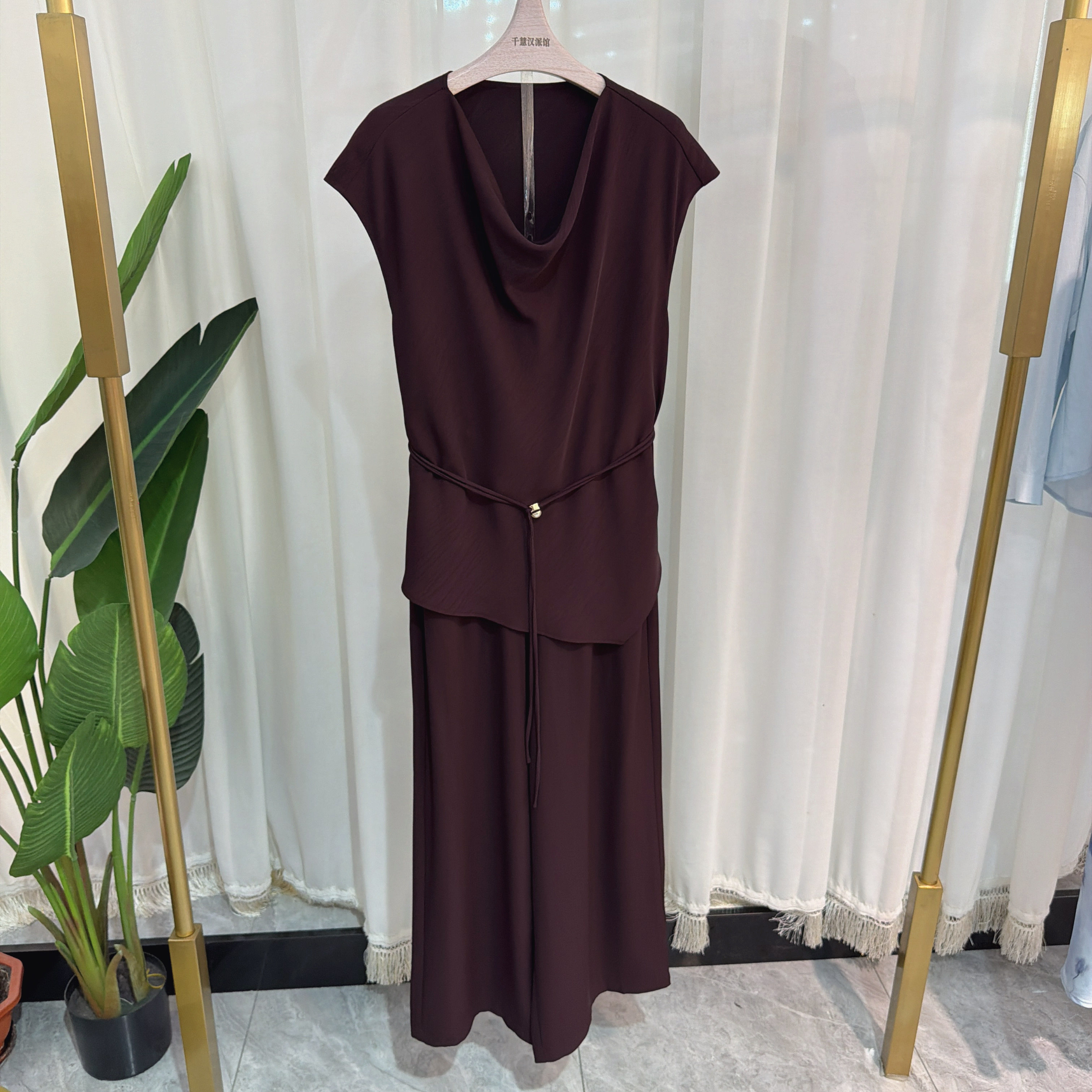 MDG622629时尚套裤女无袖系带上衣裤子两件套2026夏季专柜同款