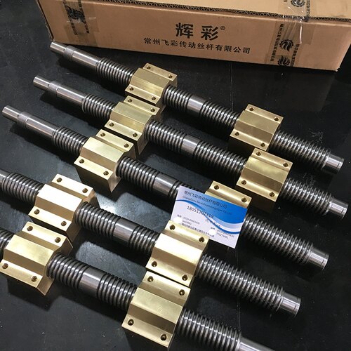 梯形丝杆厂家生产30度T型丝杠正反丝杠 精密左右牙丝杆丝母套装