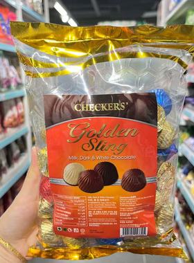 香港代购 马来西亚进口Checkers杏仁巧克力/杂锦巧克力500g零食
