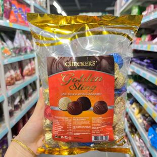 香港代购 马来西亚进口Checkers杏仁巧克力/杂锦巧克力500g零食