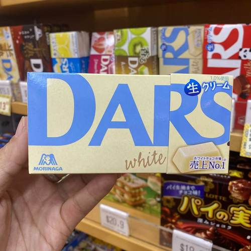 日本进口达丝牛奶巧克力47g香浓