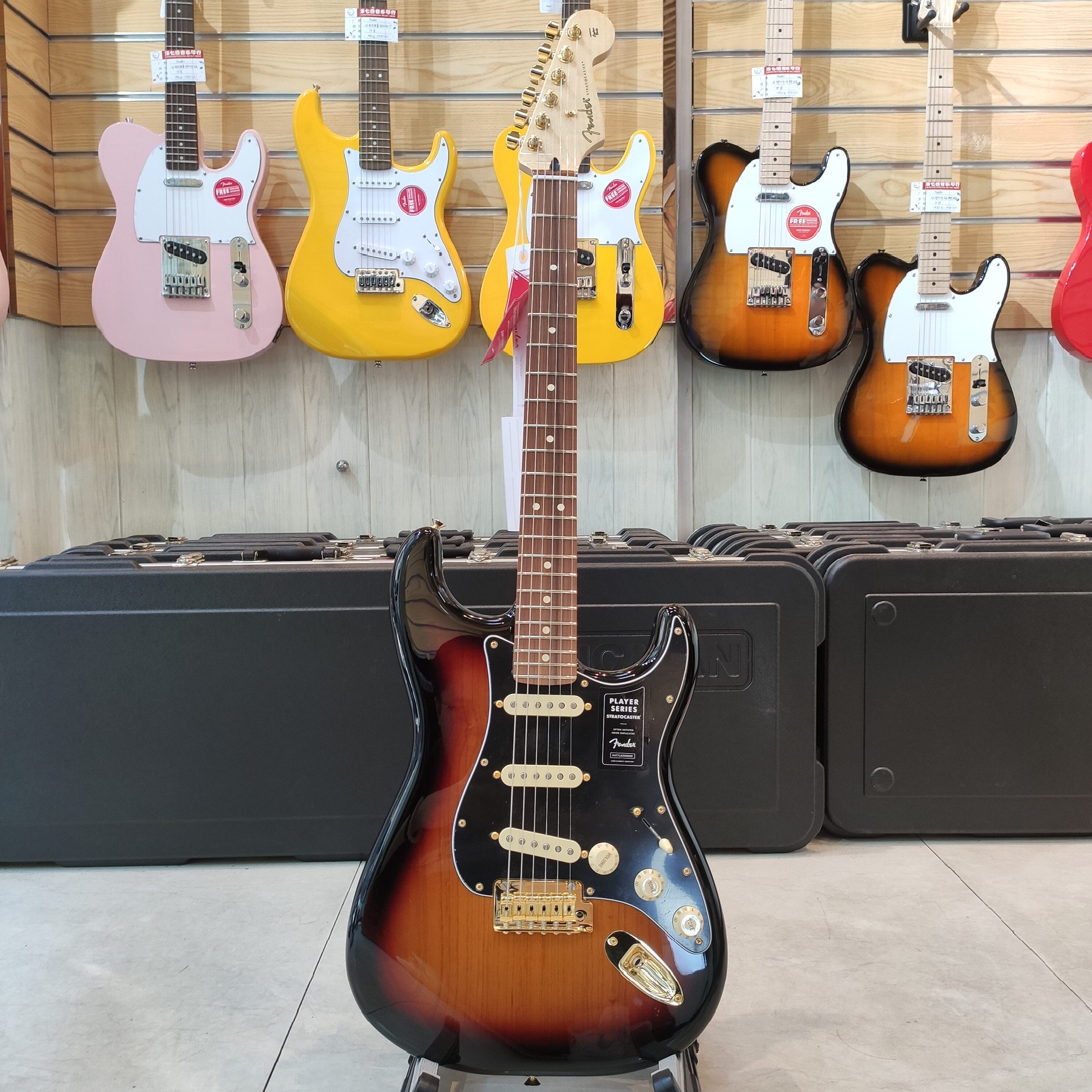 现货fender芬达player fsr墨产玩家限量电吉他custom shop拾音器