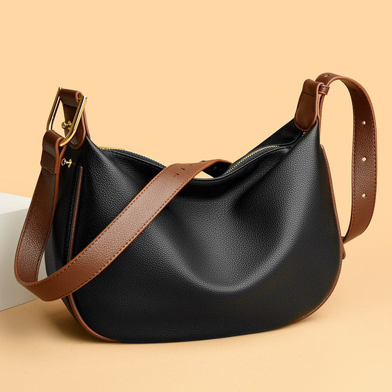 高级感女士腋下包2025新款时尚百搭中年妈妈包真皮质感单肩斜挎包