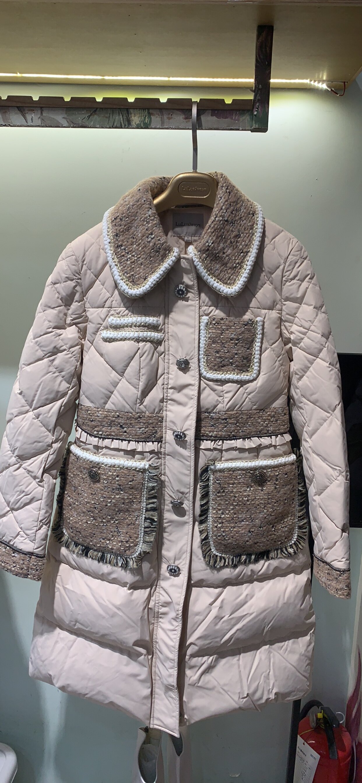 速发！LuLualways我爱露露女装正品2021冬款羽绒服LMD8016-4289