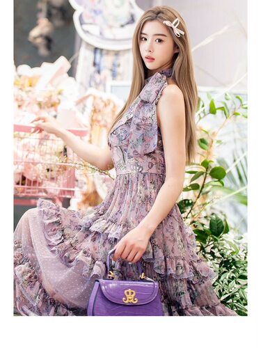 Lulualways我爱露露专柜正品2025夏款连衣裙女LQB520K 1889