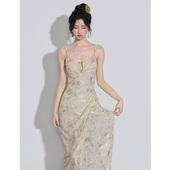 高级感三件套比基尼纯欲度假性感沙滩长裙 泳衣女新款 银灵幻梦