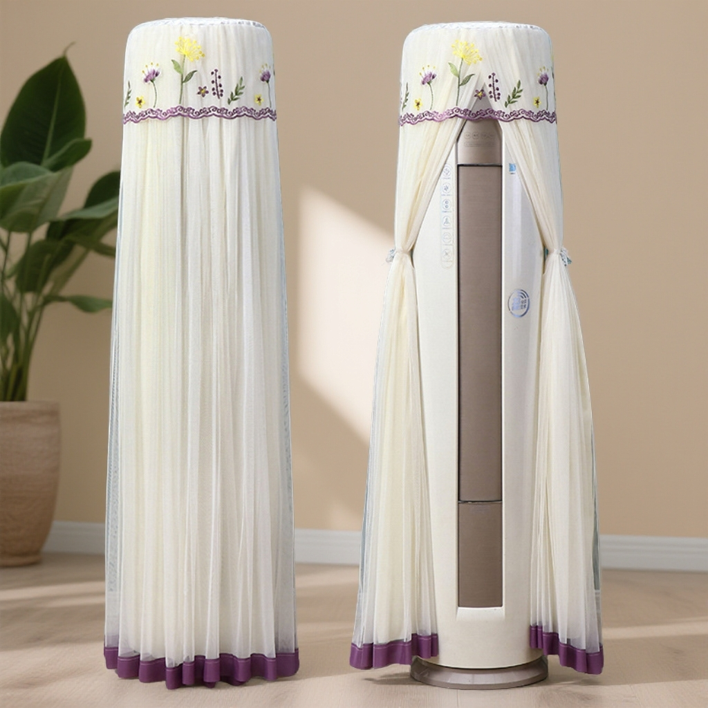 适用于美的舒适星SE圆形空调罩KFR-72LW/K1-1A柜机3匹立式防尘套