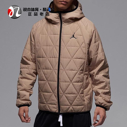 连帽保暖棉服耐克Nike男士