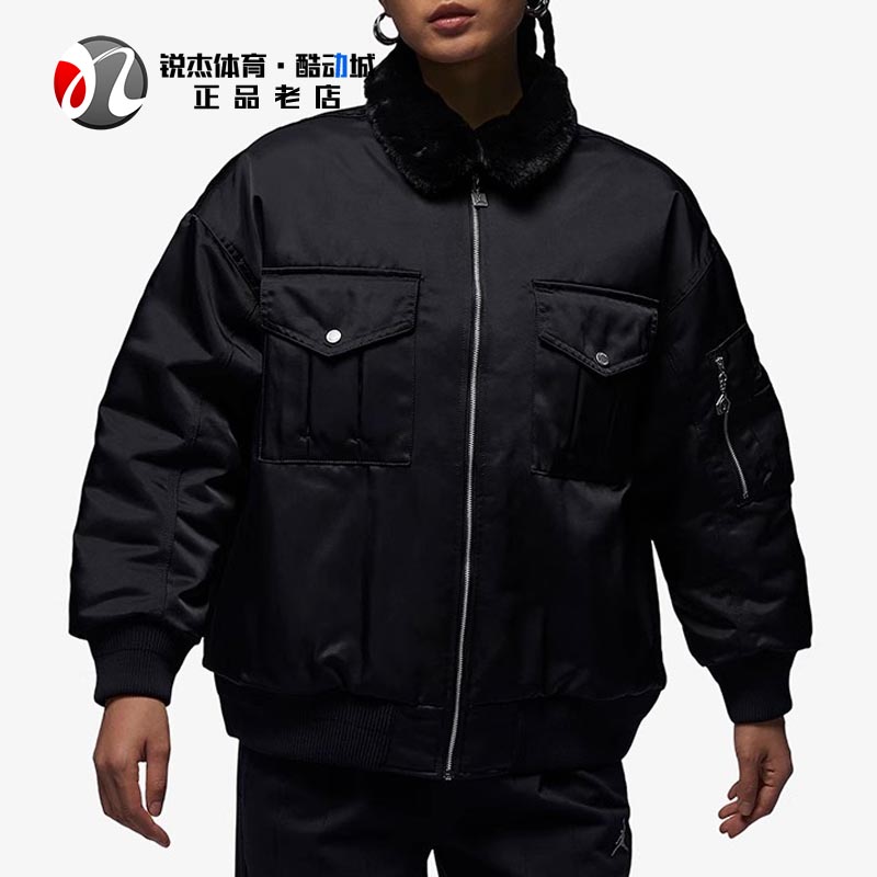 防风保暖棉服外套耐克Nike女子
