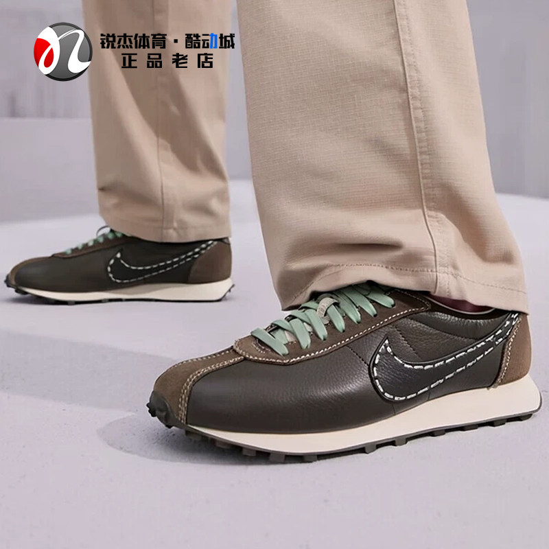 耐克Nike男子皮革拼接复古休闲鞋