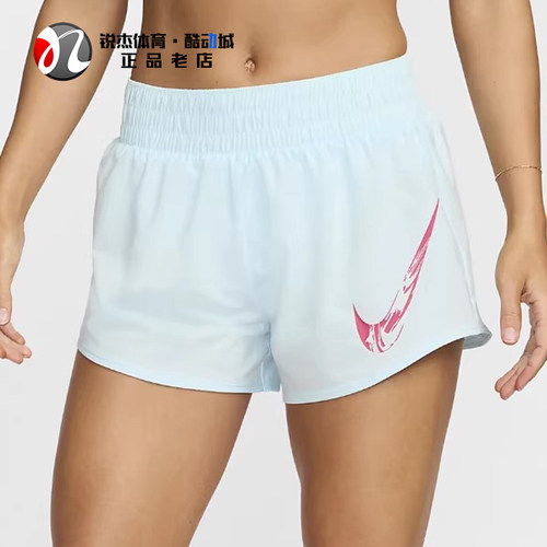 耐克Nike女子大勾印花三分短裤