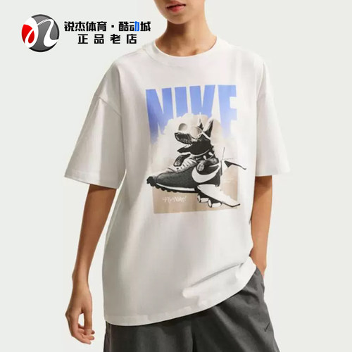 耐克Nike女子印花圆领短袖T恤