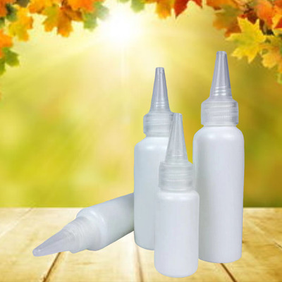 白色hdpe不透光尖嘴塑料瓶