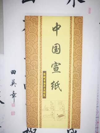 正宗安徽宣纸绿杨贡宣洒金洒银 作品练习宣纸 加厚练习宣纸