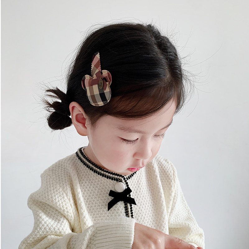 韩国进口儿童发夹女童宝宝经典格子布艺小花发绳蝴蝶结压夹头饰,童装/婴儿装/亲子装,发饰,淘宝优惠券,粉丝福利购,淘宝优惠卷