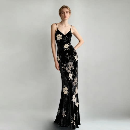 cicidream连衣裙超长裙