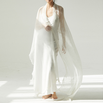 cicidream水母温柔山羊毛围巾