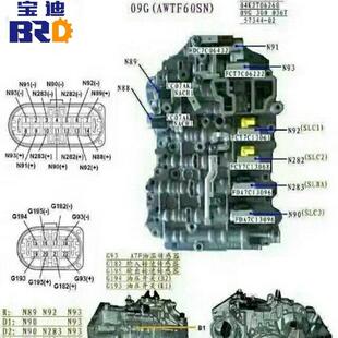 适用大众迈腾途观途安速腾斯柯达宝来09G变速箱阀体油路板滑阀箱
