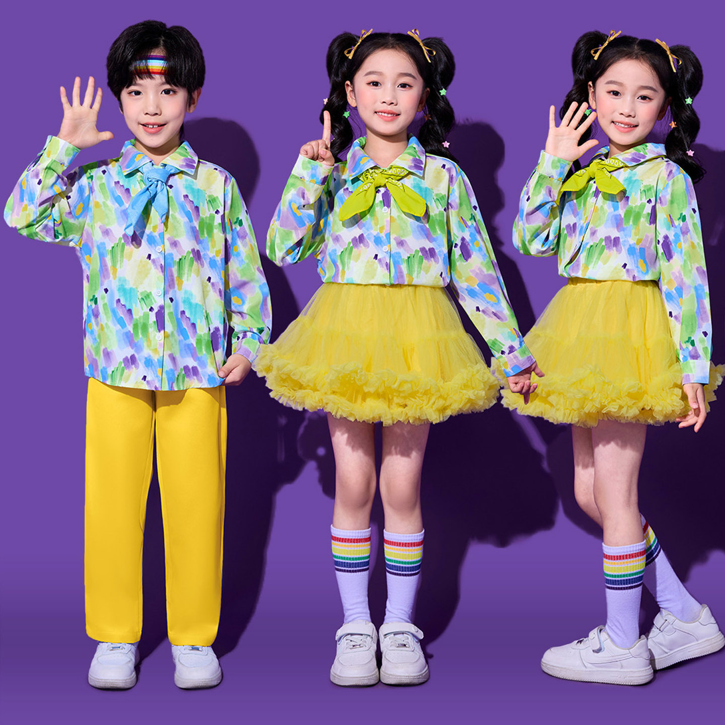 80年代90怀旧服装儿童港风男孩