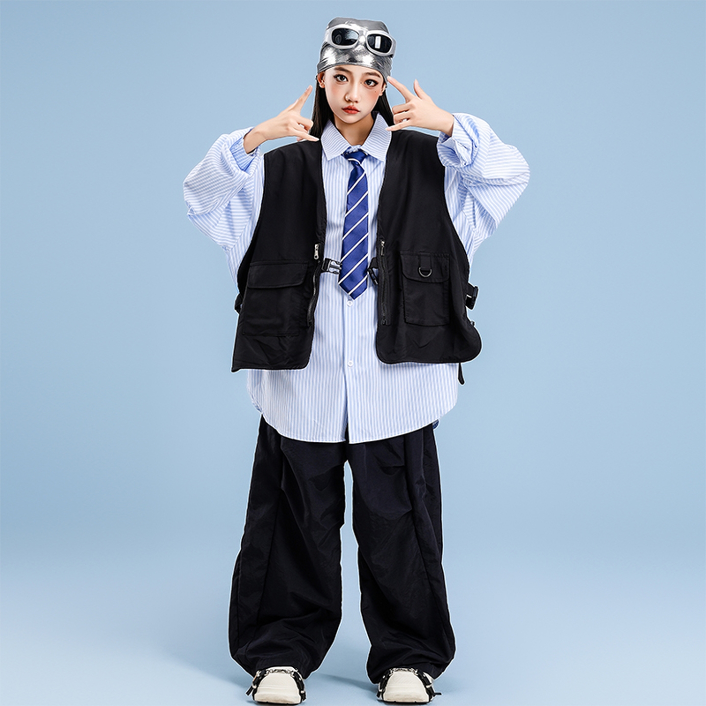 popping衣服儿童演出hiphop街舞