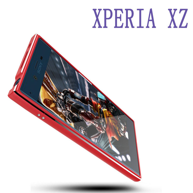 索尼Xperia XZ金属边框双色F8332手机壳保护套亮剑XZS锁螺丝G8232