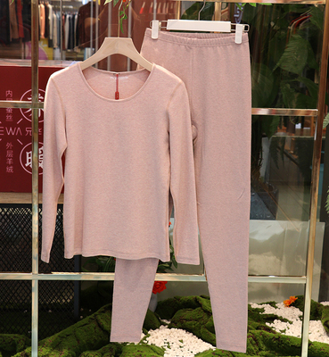 加厚舒绒女士圆领打底衫保暖内衣