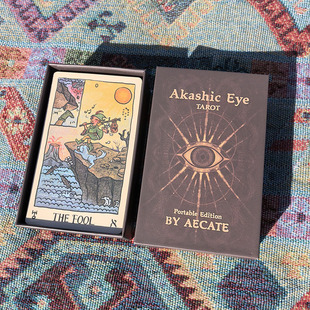 10+6卡西牌78张 压纹厚实 好洗牌 tarot塔罗天地盒压纹版