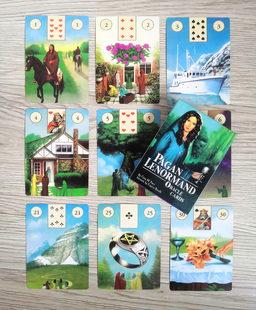 异教徒雷诺曼卡牌 38张 7*10厘米 有中文说明 非常漂亮 利诺曼牌