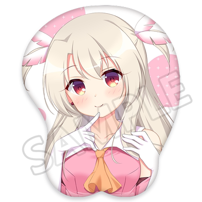 Fatego魔法少女伊莉雅周边二次元动漫硅胶立体护手腕3d鼠标垫胸