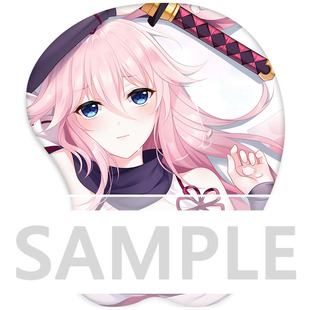 崩坏3米哈游八重樱周边二次元动漫硅胶立体护手腕3d鼠标垫胸部