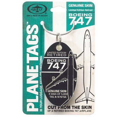 PLANETAGS美国南方航空波音747-200F飞机蒙皮钥匙扣民航礼物文创