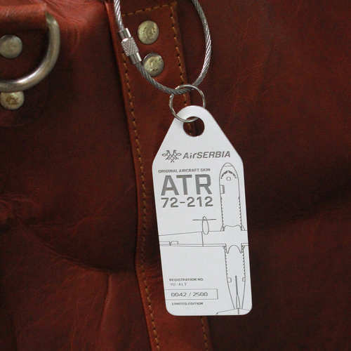塞尔维亚ATR72飞机蒙皮钥匙扣