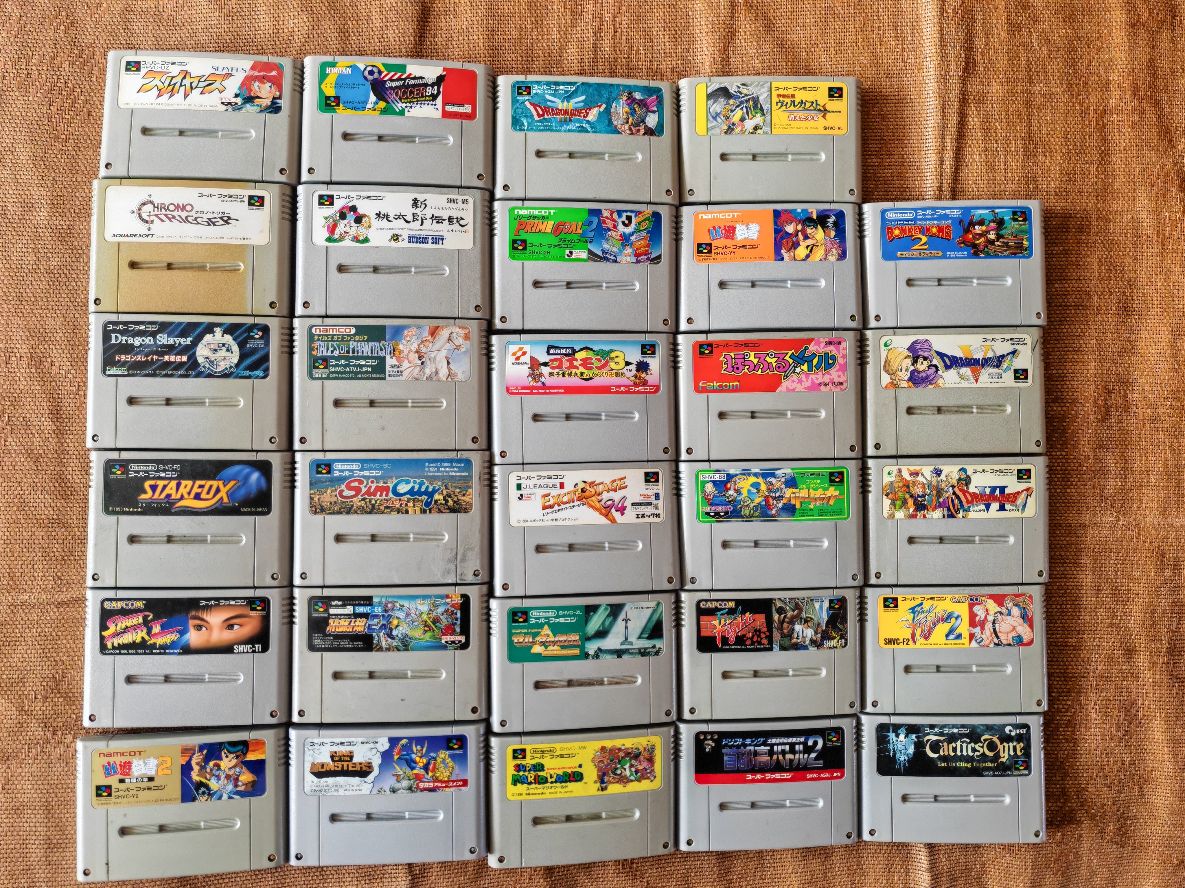 满百包邮超级任天堂SFC（Super Famicom）日版正版裸卡