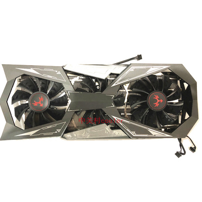 适用于七彩虹iGame 1070Ti 8G 伏尔甘Vulcan X显卡热管散热器风扇
