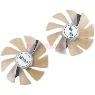 适用蓝宝石RX470 570480 580 590白金/白金/海外版极光版显卡风扇