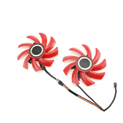 适用于XFX 讯景 RX 550 560 560D黑狼版战狼版显卡散热风扇 全新