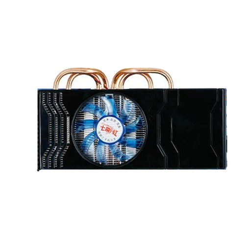 七彩虹逸精影9800GTX4热管