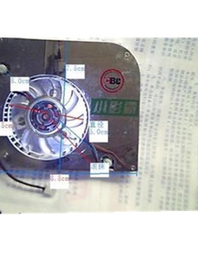 适用原装七彩虹小影霸8.0孔距通用7300GT显卡风扇