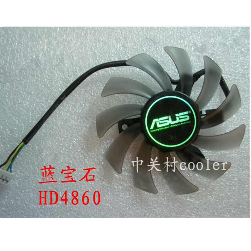 适用蓝宝石HD4860白金版祺祥GTX460 VX 华硕560TI HD4860显卡风扇