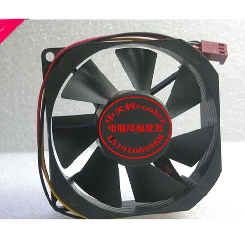 适用TT 8025 F128025DM DC12V 0.14A 3针静音cpu 电源台式机风扇